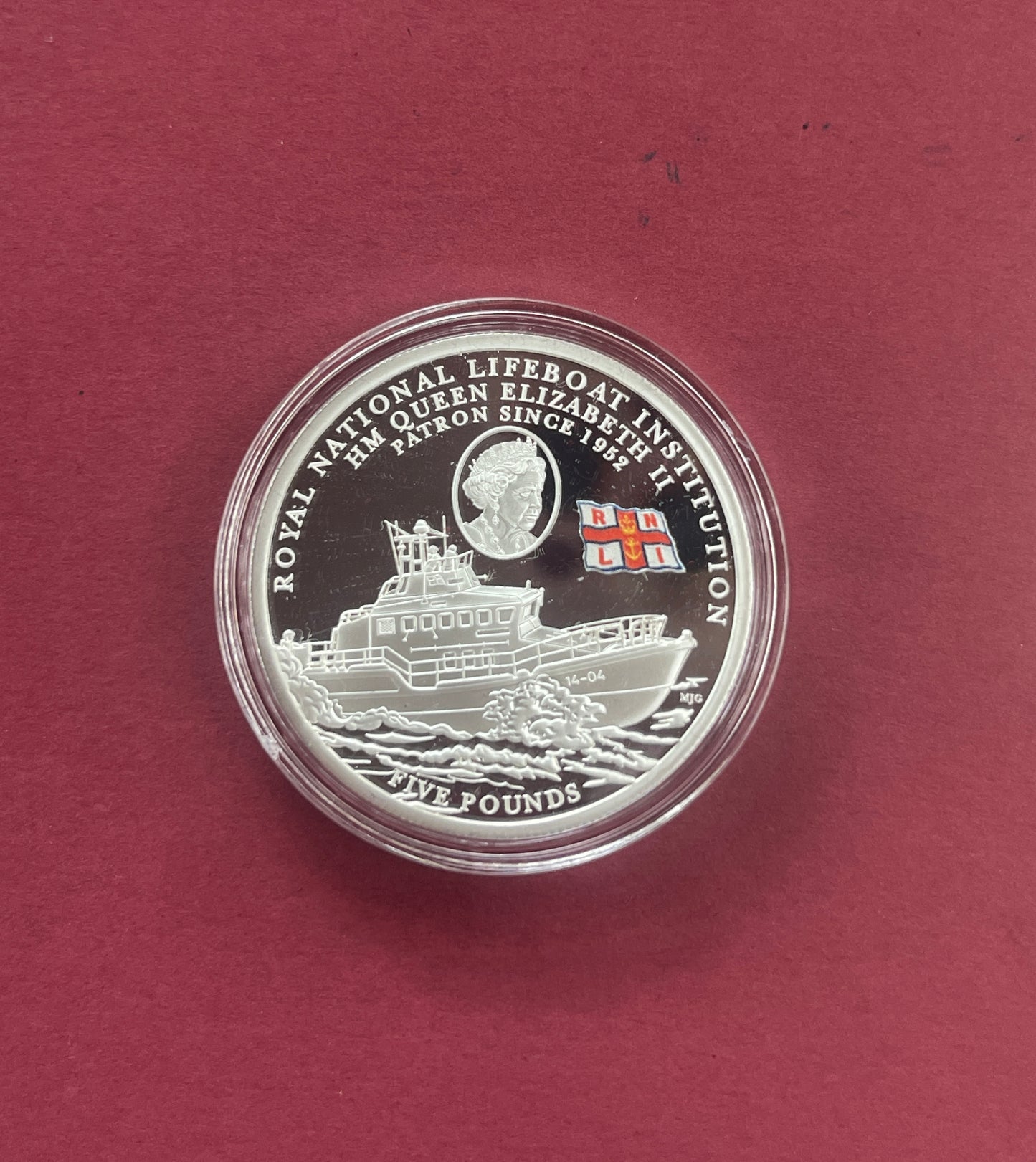 Elizabeth II,
Five Pound Coin Set,
£5, Silver and Gold Plated 3 Coin Set,
Royal National Lifeboat Institution,
Alderney,
With COA
2022 (B)