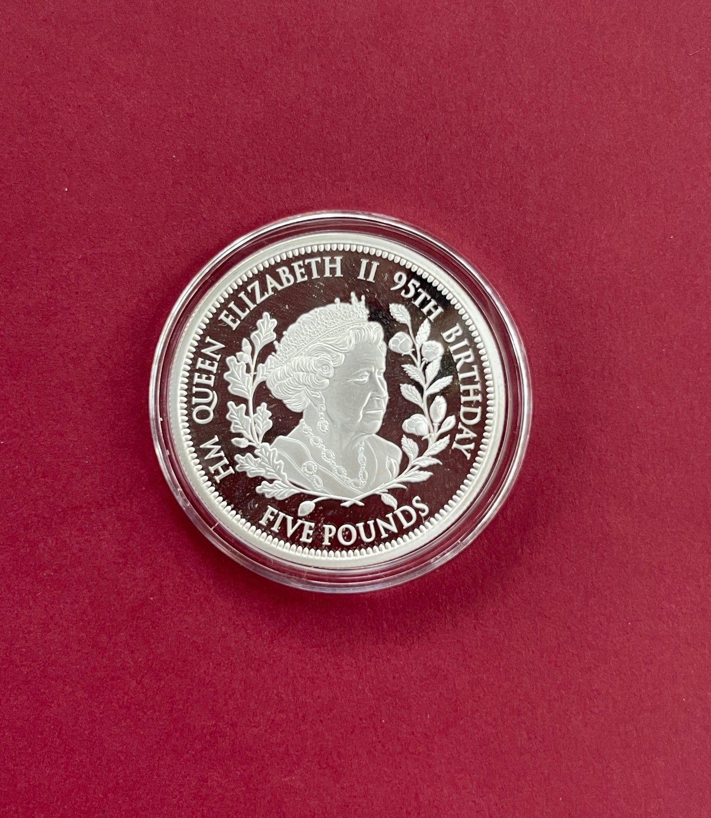 Elizabeth II,
Five Pound,
Silver £5 Proof Set,
95th Birthday of Queen Elizabeth,
Tristan Da Chuna,
With COA
2021 (B)