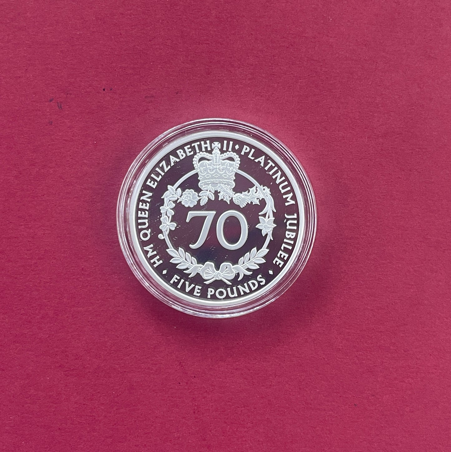 Elizabeth II,
Five Pound Coin Set,
£5, Silver Gold Rose Gold Plated 3 Coin Set,
Platinum Jubilee of Queen Elizabeth II,
Alderney,
With COA
2022 (B)