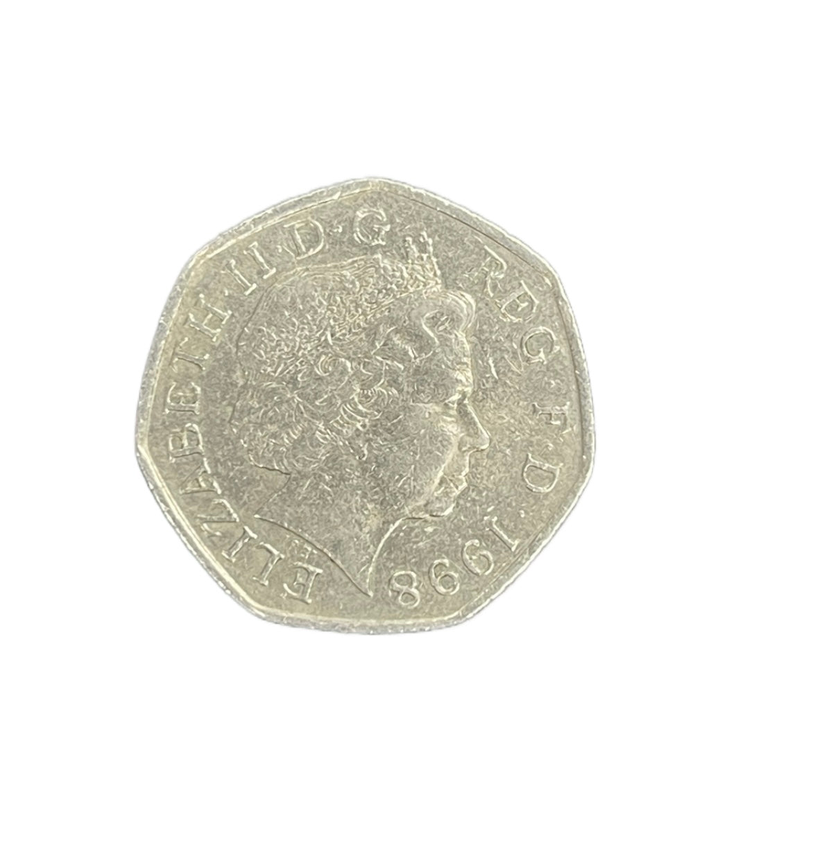 Elizabeth II 50p (B) European Union 1998