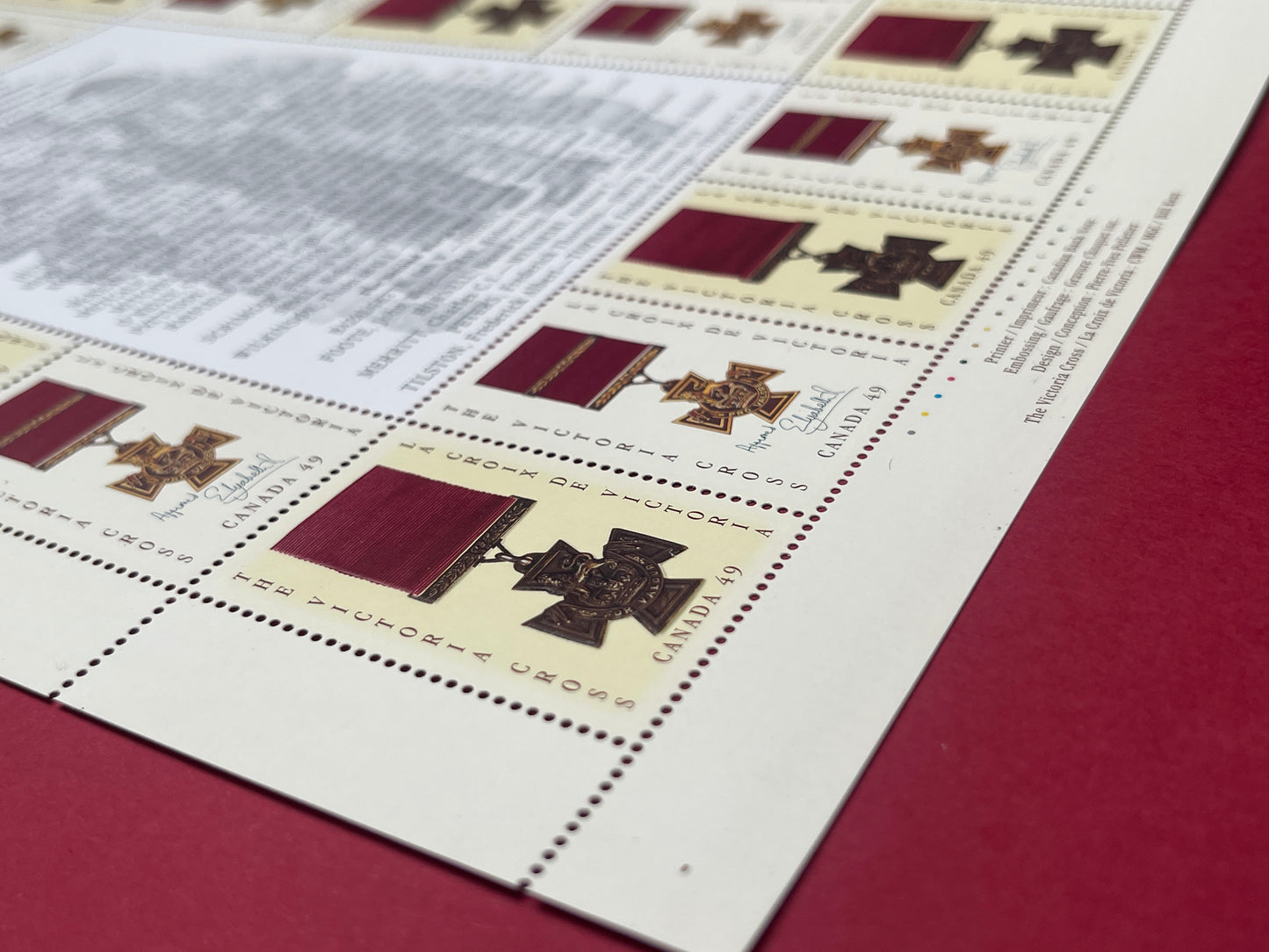 Canada,
Stamp Set,
The Victoria Cross Pro Valore,
16 Stamps,
2004