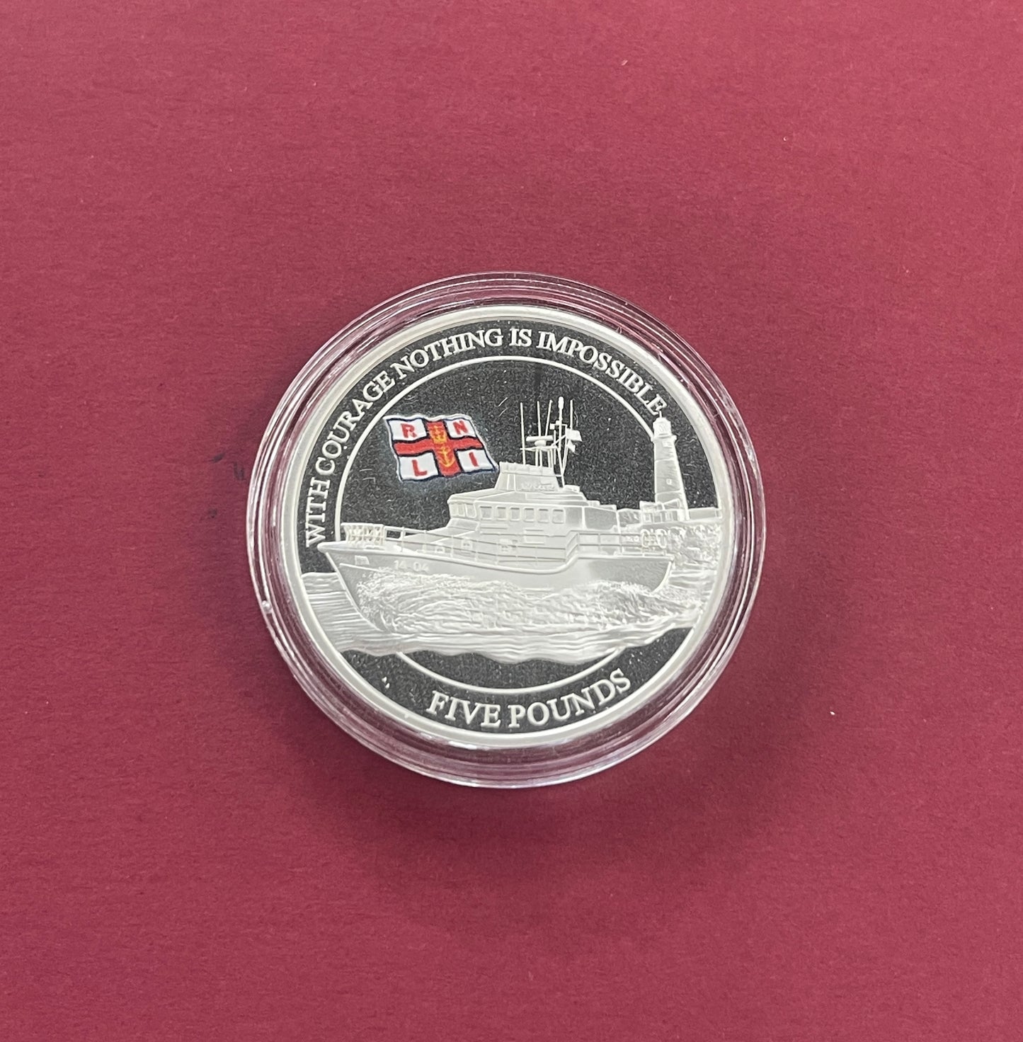 Elizabeth II,
Silver One, Two and Five Pound Proof Set,
Silver £1, £2, £5, 3 Coin Proof Set,
Royal National Lifeboat Institution,
Alderney,
With COA
2021 (B)