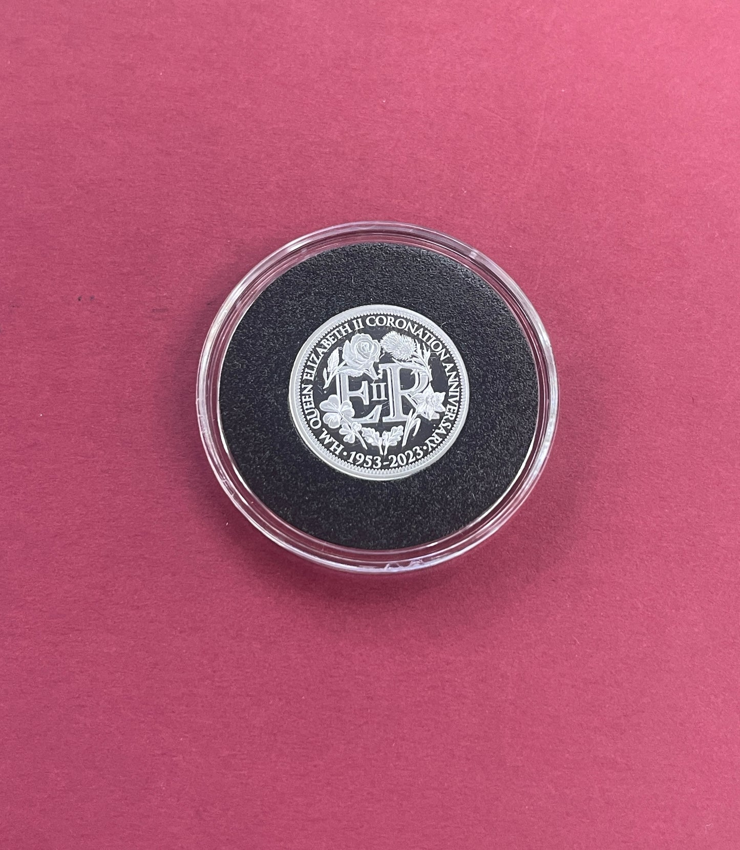 Elizabeth II,
Silver One Dollar, Five Dollar,
3 Coin Proof Set,
70th Anniversary of the Queens Coronation First Strike,
Solomon Islands,
With COA
2023 (B)
