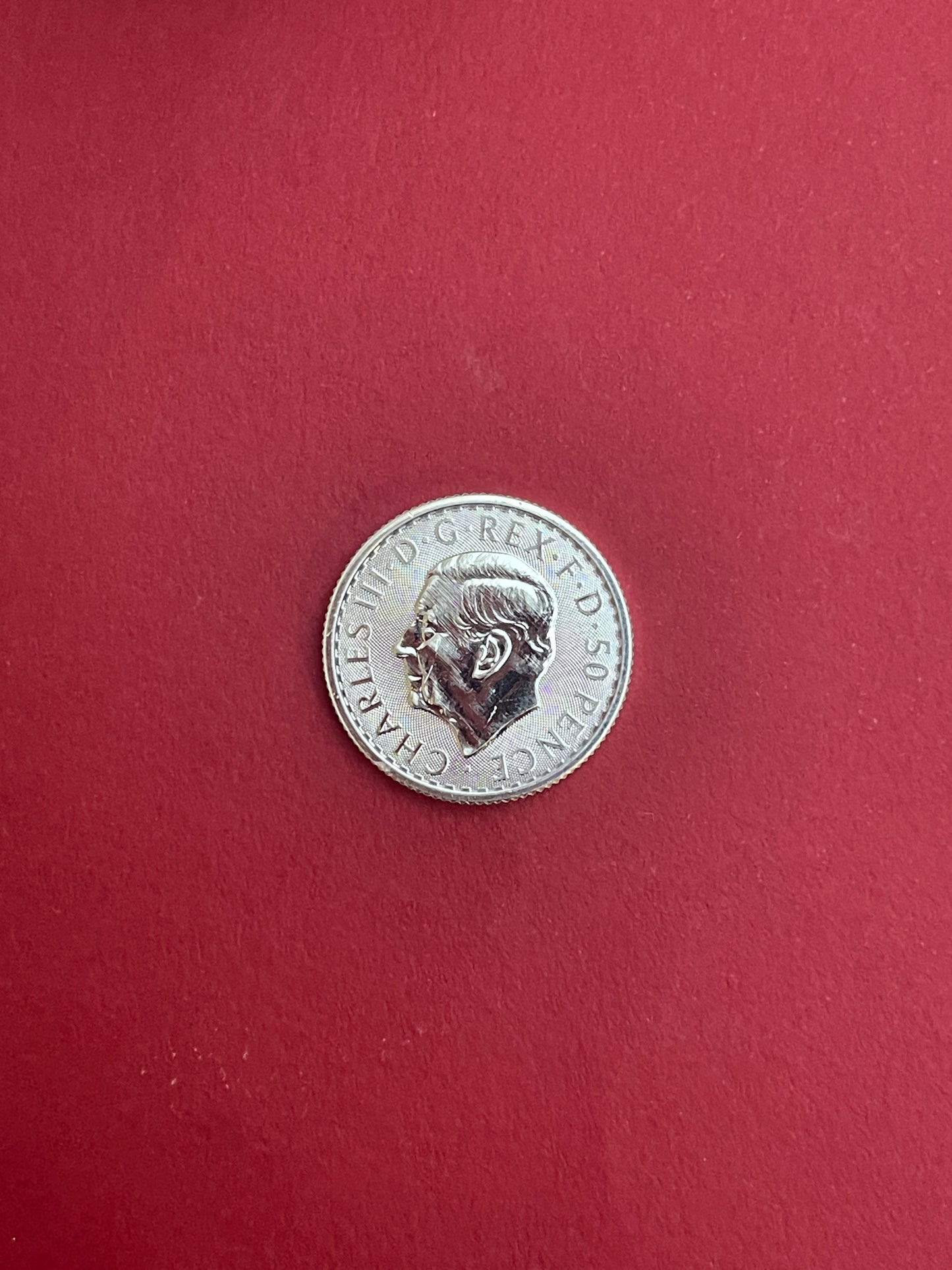 Charles III
Silver 50 Pence,
0.25 oz Britannia,
Bullion Coin,
2024