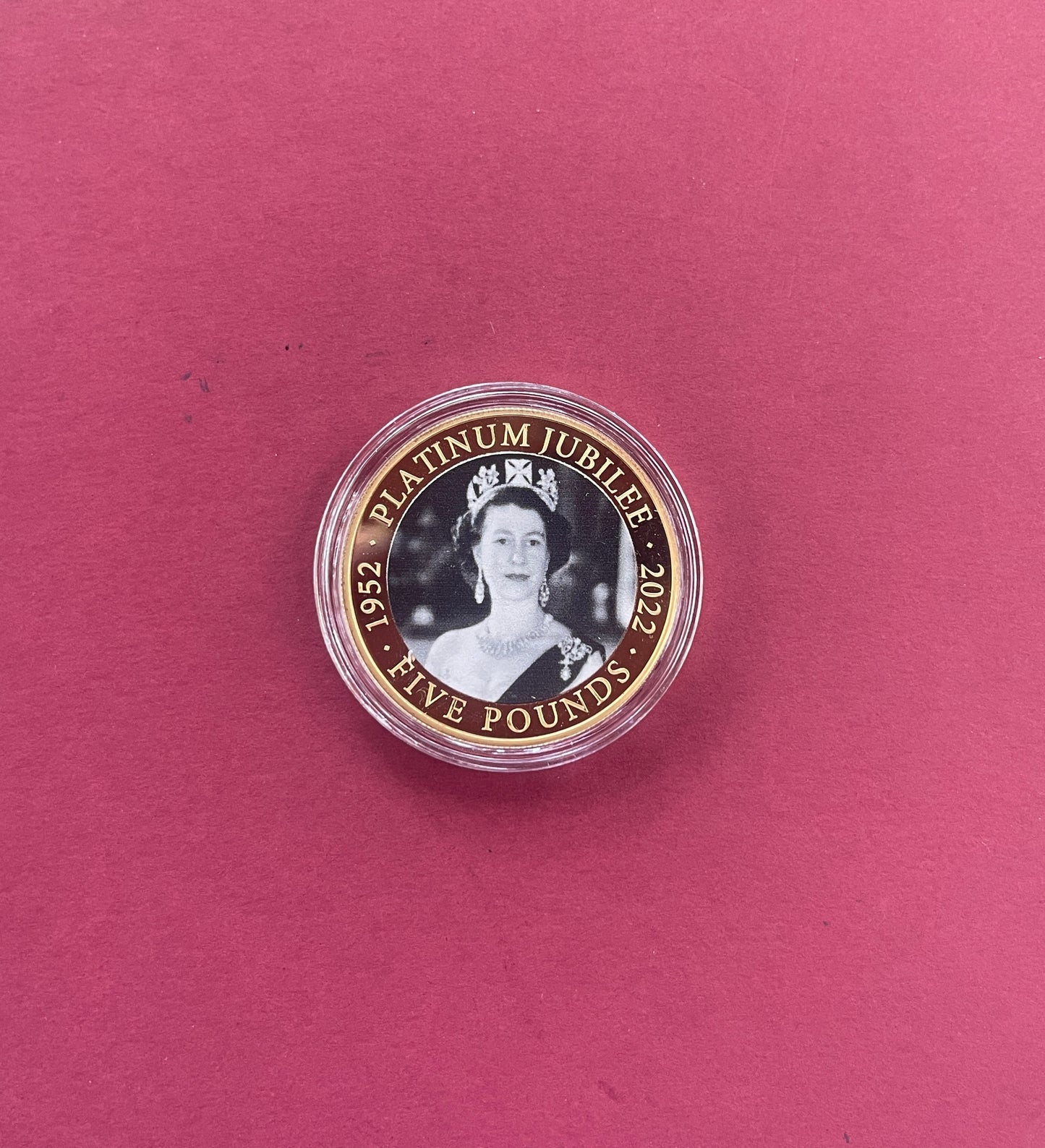 Elizabeth II,
Five Pound Coin Set,
£5, 4 Coin Set,
Queen’s Platinum Jubilee 24ct Gold Plated Photographic,
Ascension Island,
With COA
2022 (B)