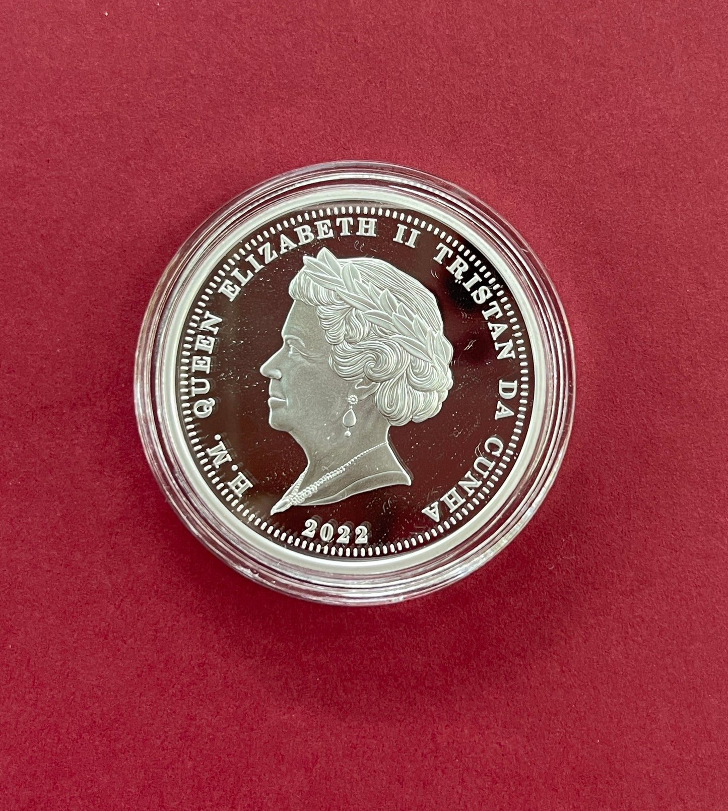 Elizabeth II,
Silver One Laurel,
Silver Laurel Proof Set,
Tristan Da Chuna,
With COA
2022 (B)