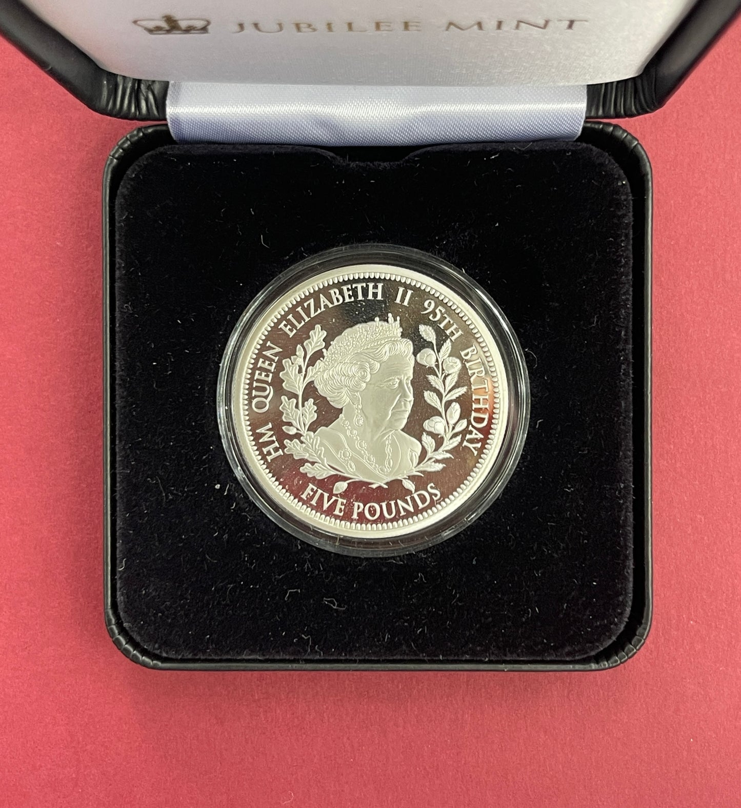 Elizabeth II,
Five Pound,
Silver £5 Proof Set,
95th Birthday of Queen Elizabeth,
Tristan Da Chuna,
With COA
2021 (B)