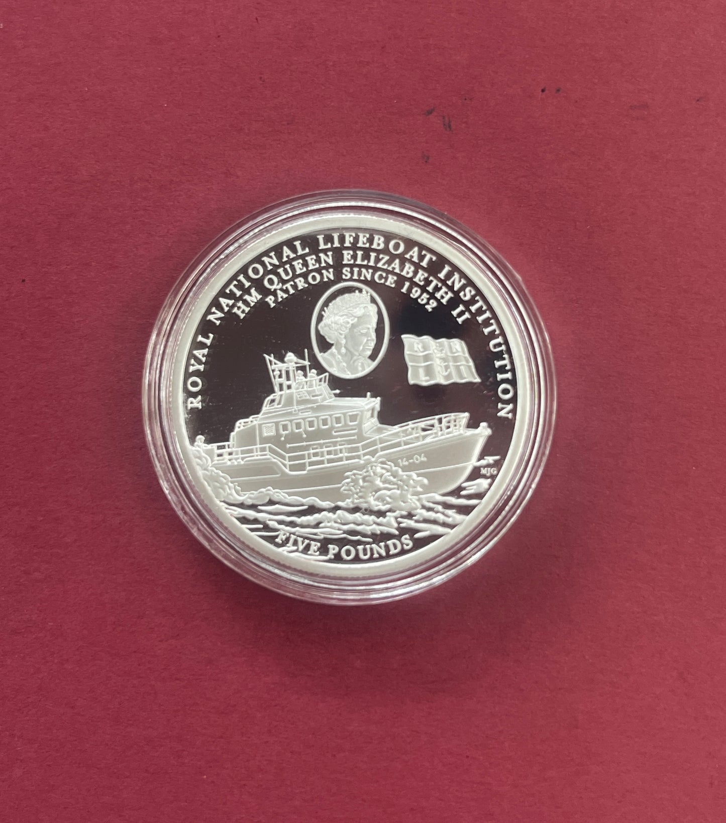 Elizabeth II,
Five Pound Coin Set,
£5, Silver and Gold Plated 3 Coin Set,
Royal National Lifeboat Institution,
Alderney,
With COA
2022 (B)
