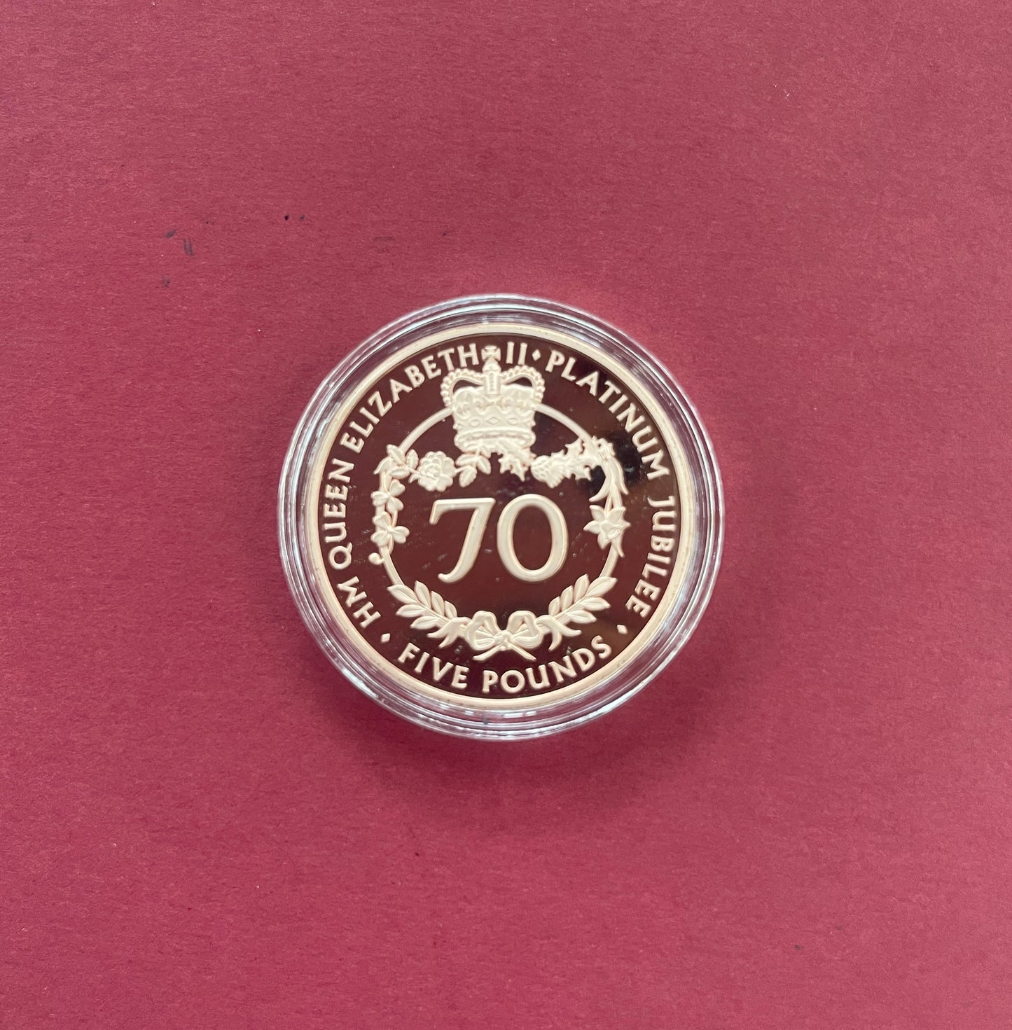 Elizabeth II,
Five Pound Coin Set,
£5, Silver Gold Rose Gold Plated 3 Coin Set,
Platinum Jubilee of Queen Elizabeth II,
Alderney,
With COA
2022 (B)