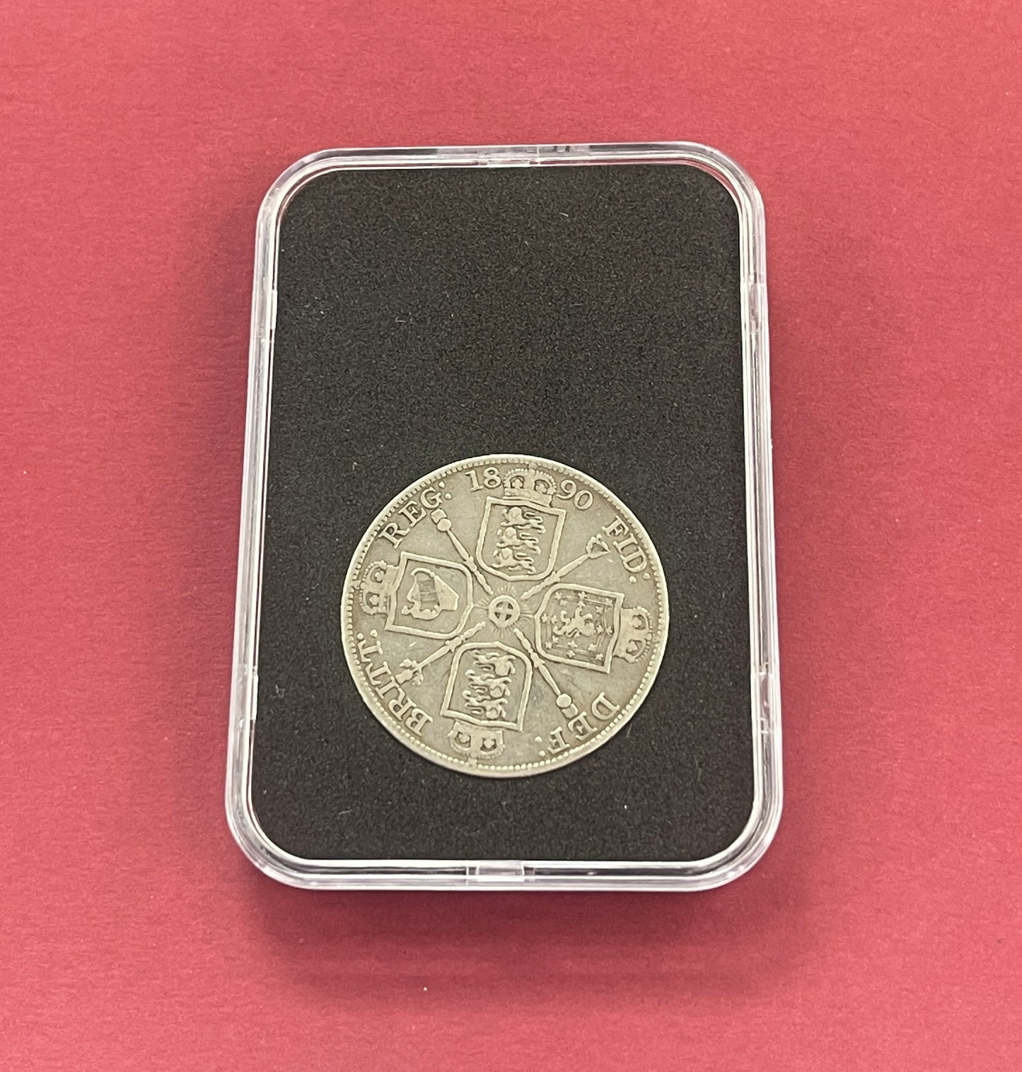 Victoria,
Silver Double Florin,
Silver Coin Boxed Set,
1890 (B)