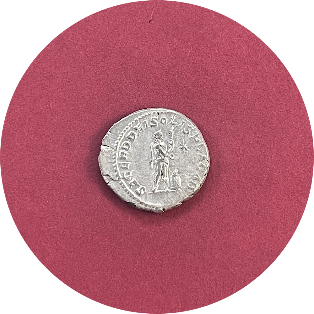 Elagabalus,
Severan dynasty, Roman Silver,
Denarius,
Rome Mint,
218-222AD (N)