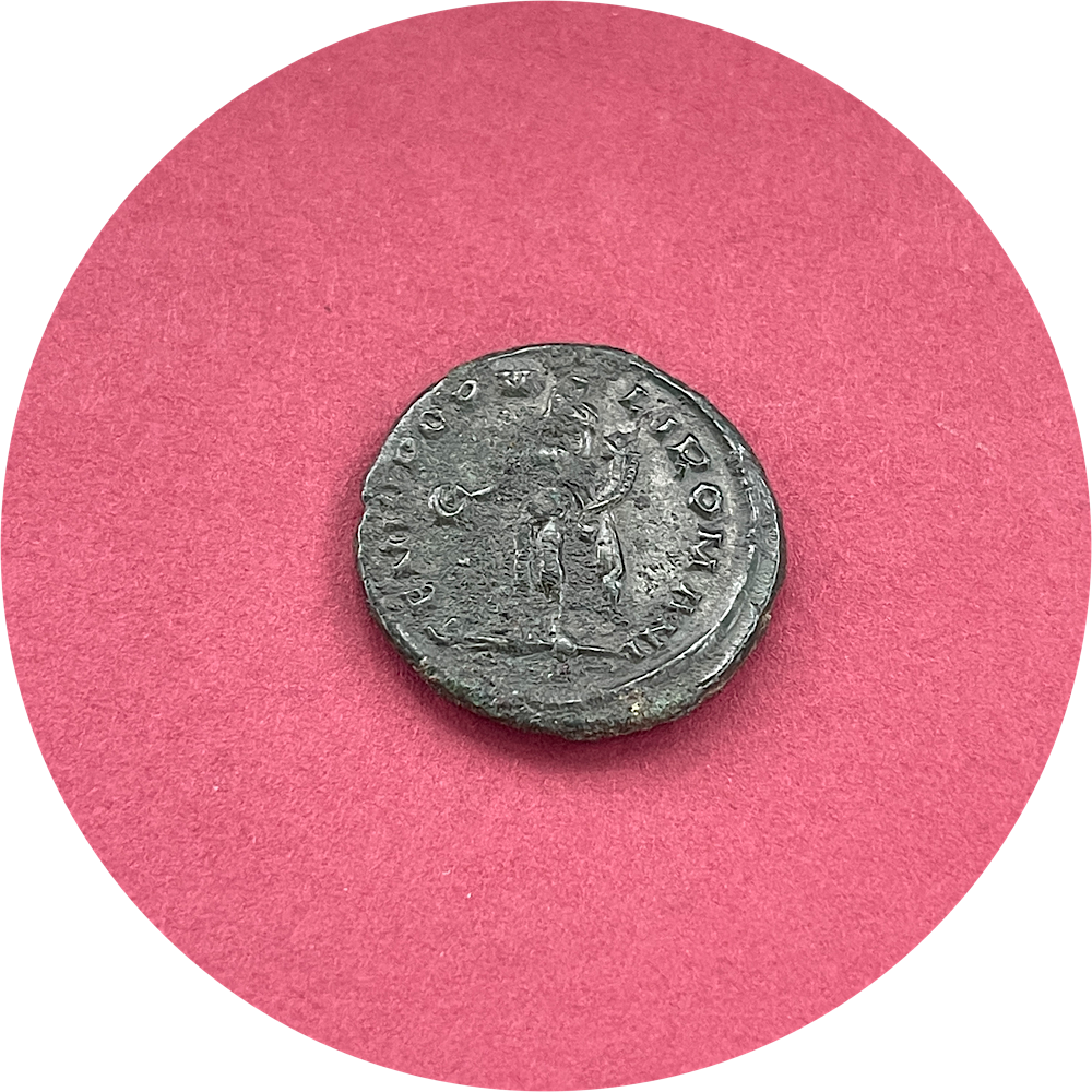 Diocletian,
Roman Bronze,
Antoninianus,
Londinium Mint,
ca. 298-300AD
(N)