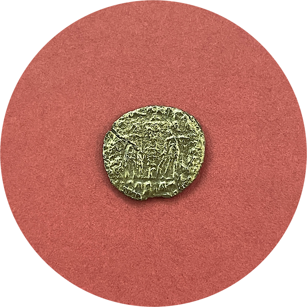 Constantine II,
Constantinian Dynasty,
Roman Billon,
Centenionalis,
Thessalonica mint SMTSA,
ca. 337-340AD
(N)