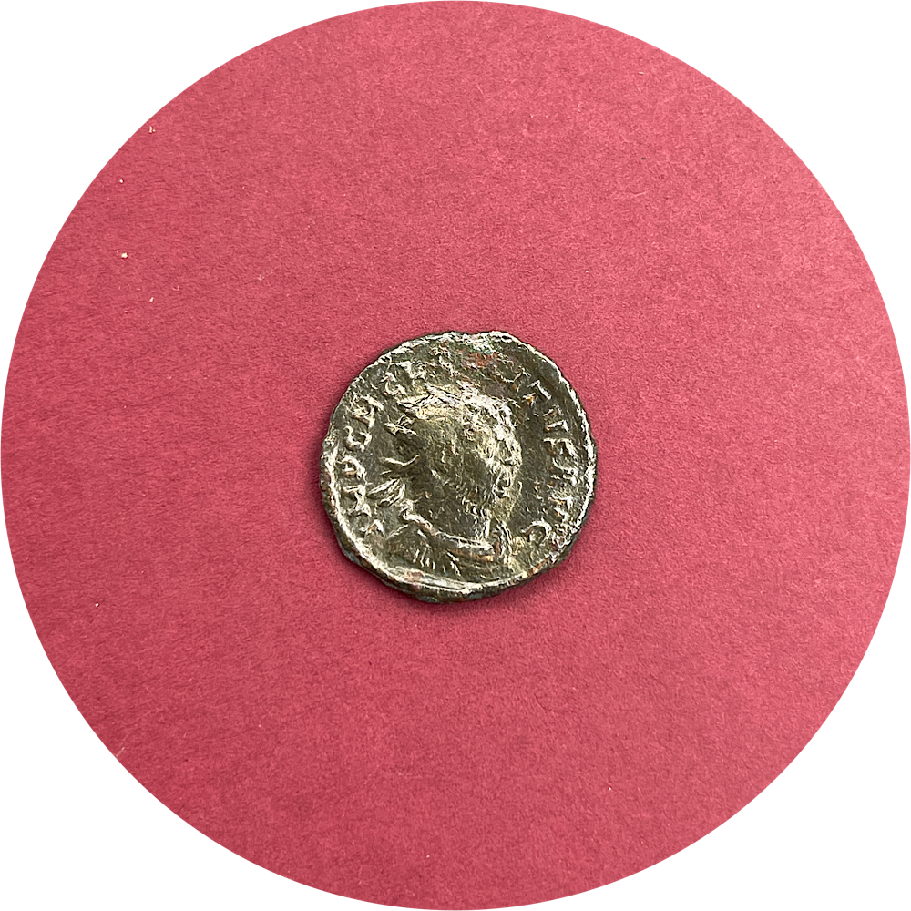 Tacitus,
Roman Billon,
Antoninianus,
Rome mint XXIZ,
ca. 275-276AD
(N)