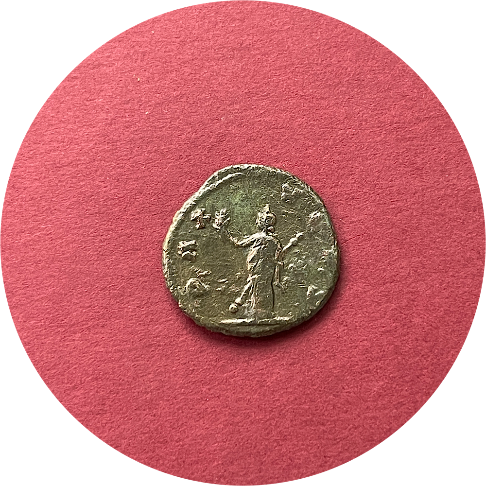 Gallienus,
Roman Billon,
Antoninianus,
Rome mint,
ca. 253-268AD
(N)