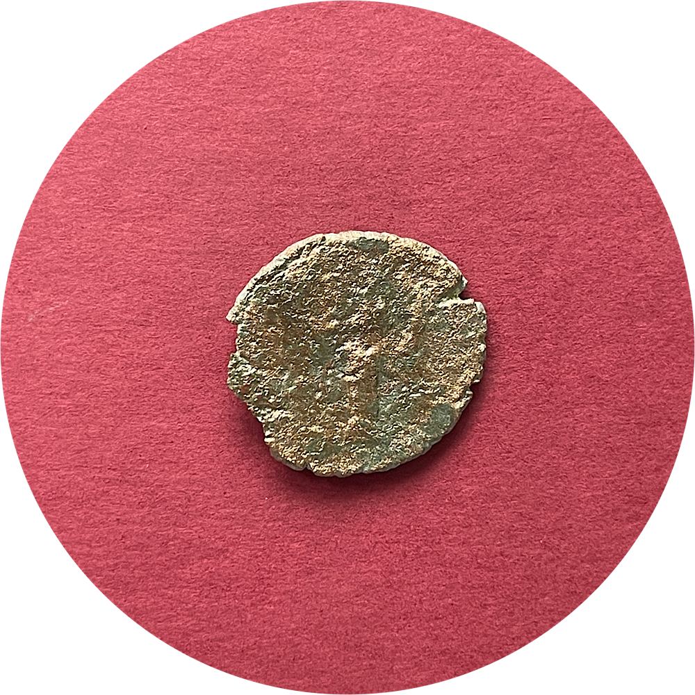 Faustina II,
Roman Empress,
Nerva–Antonine dynasty,
Roman Brass,
Dupondius,
Rome mint,
ca. 147-175AD
(N)
