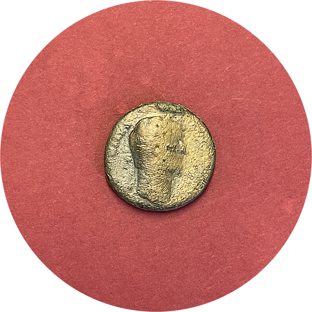 Nero,
Julio-Claudian dynasty,
Roman Brass,
As, Assarii,
Rome mint SC,
ca. 54-68AD
(N)