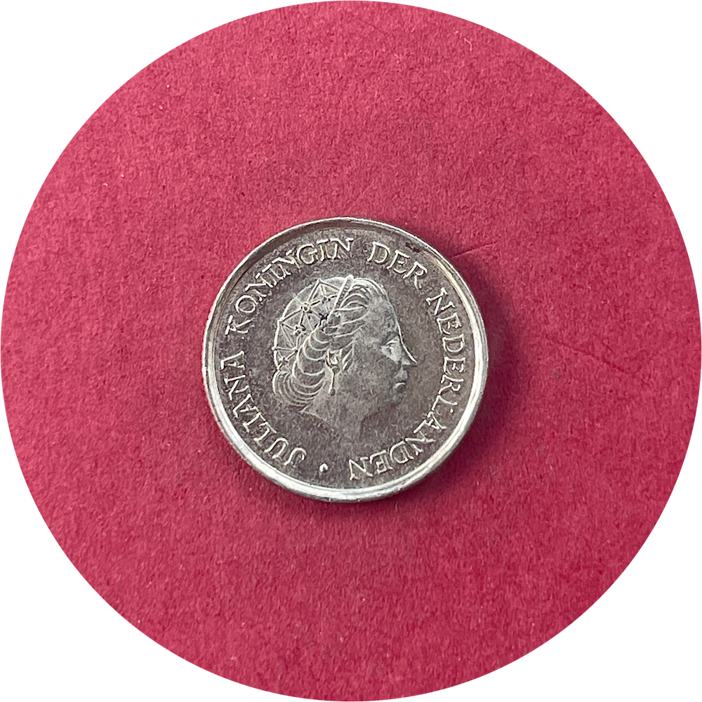 Juliana, Twenty Five Cents, 25 Cents, Quarter Gulden, Netherlands, 1979 (N)