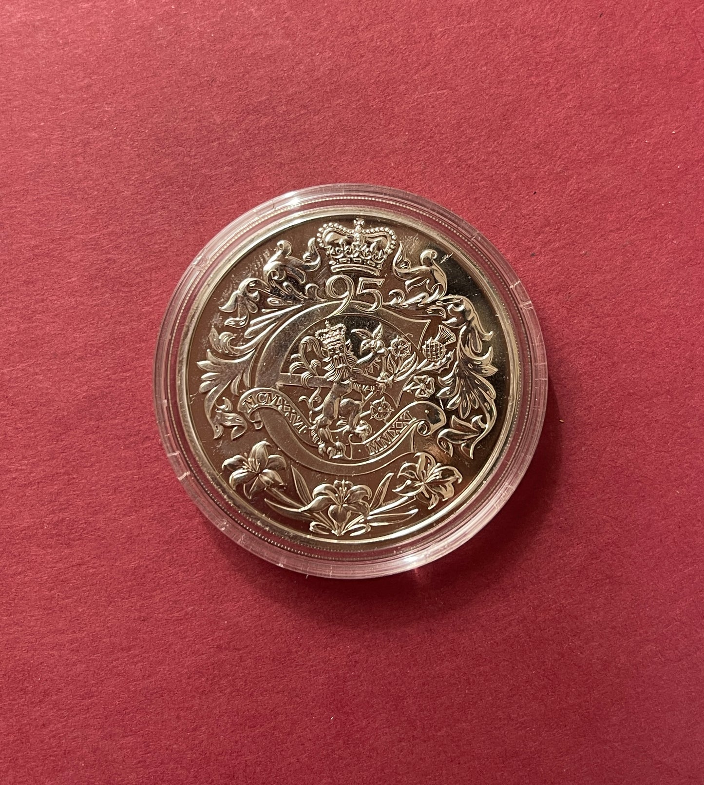 Elizabeth II, Five Pound, £5, 95th Birthday Commemorative Coin, Bailiwick of Jersey, 2021 (B)