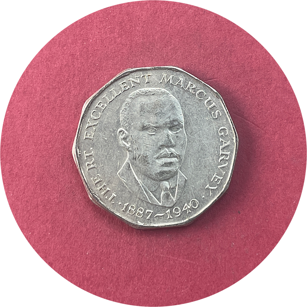 Elizabeth II, Fifty Cents, 50 Cents, Jamaica, 1989 (N)
