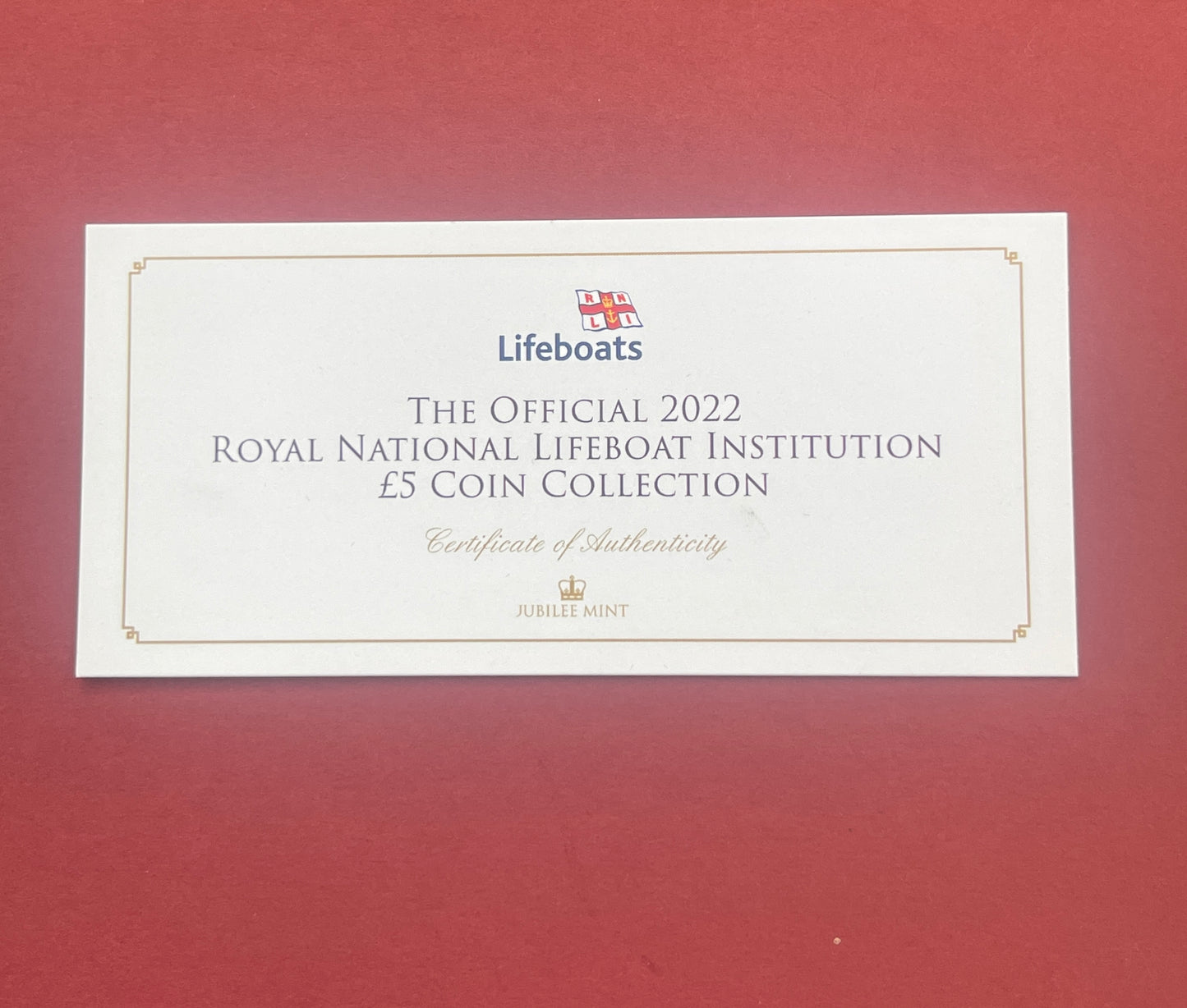 Elizabeth II,

Five Pound Coin Set,

£5, Silver and Gold Plated 3 Coin Set,

Royal National Lifeboat Institution,

Alderney,

With COA

2022 (B)