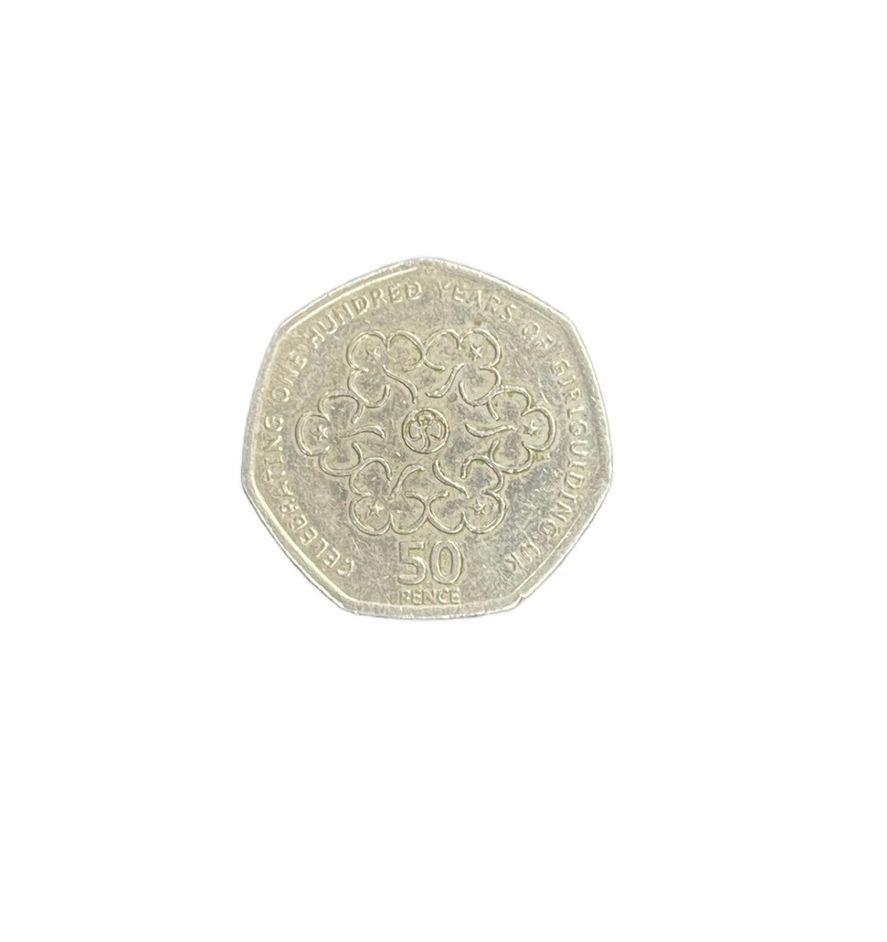 Elizabeth II 50p (B) Girlguiding 2010