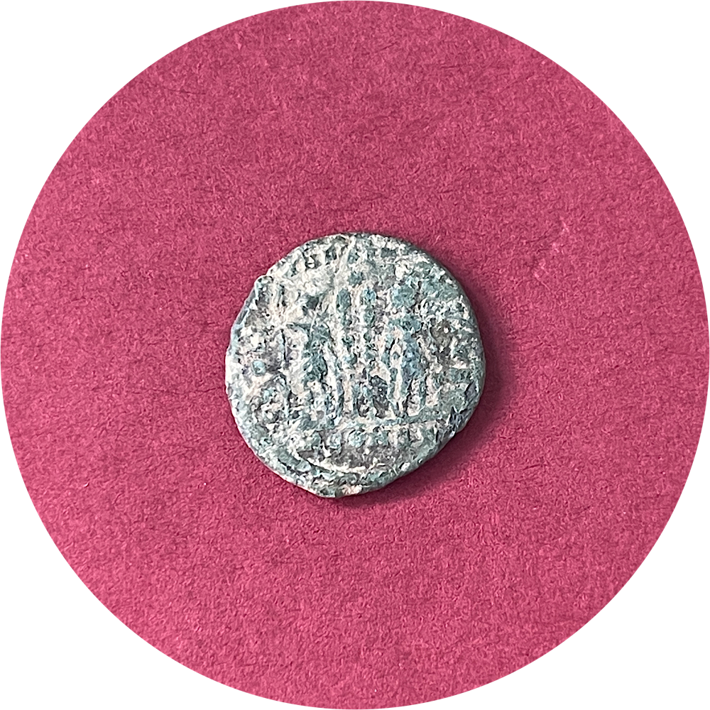 Constantine I,
Constantinian Dynasty,
Roman Bronze,
Follis, Arles mint PCONST,
ca. 332AD
(N)