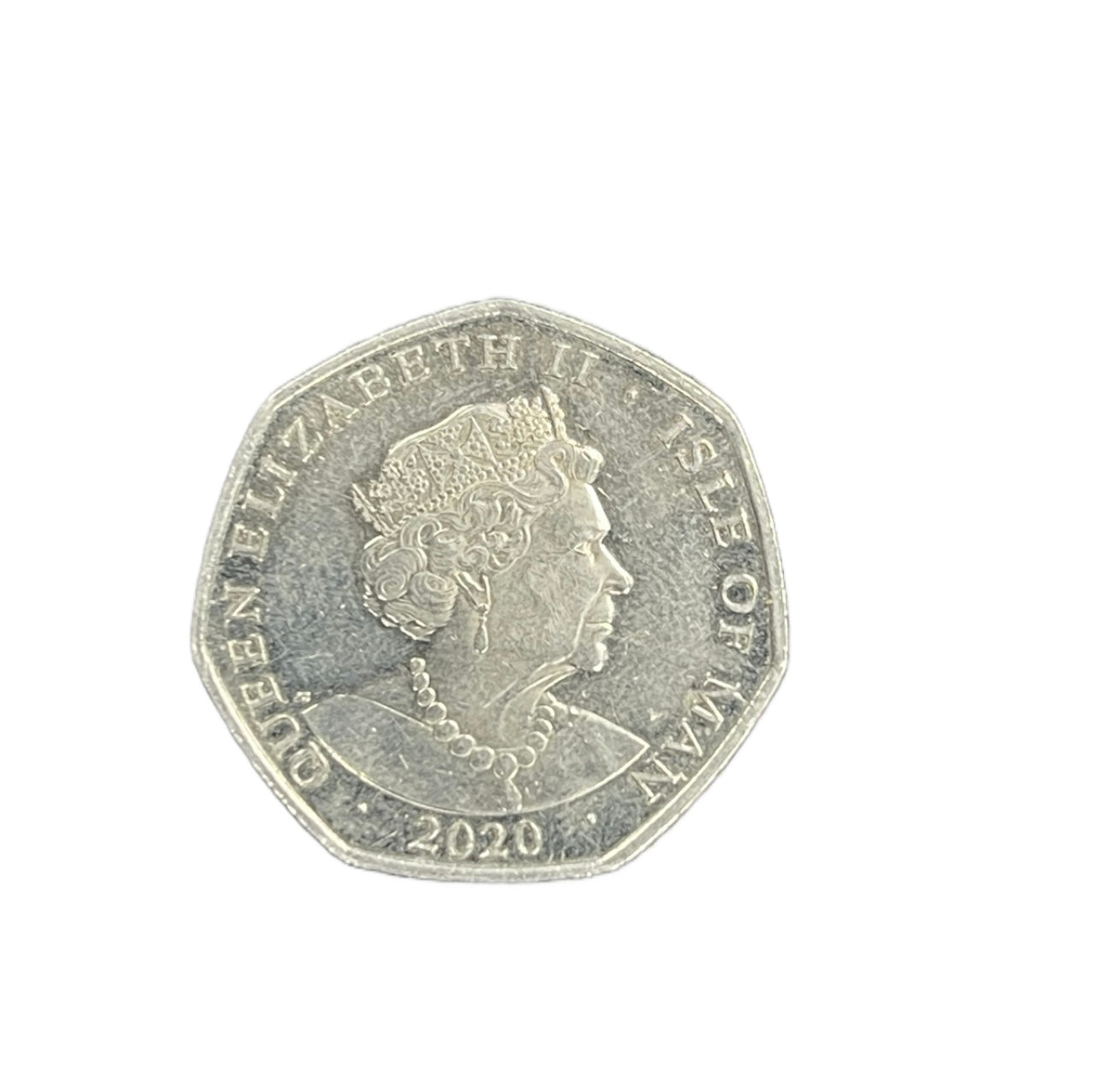 Elizabeth II 50p (B) Isle of Man 2020