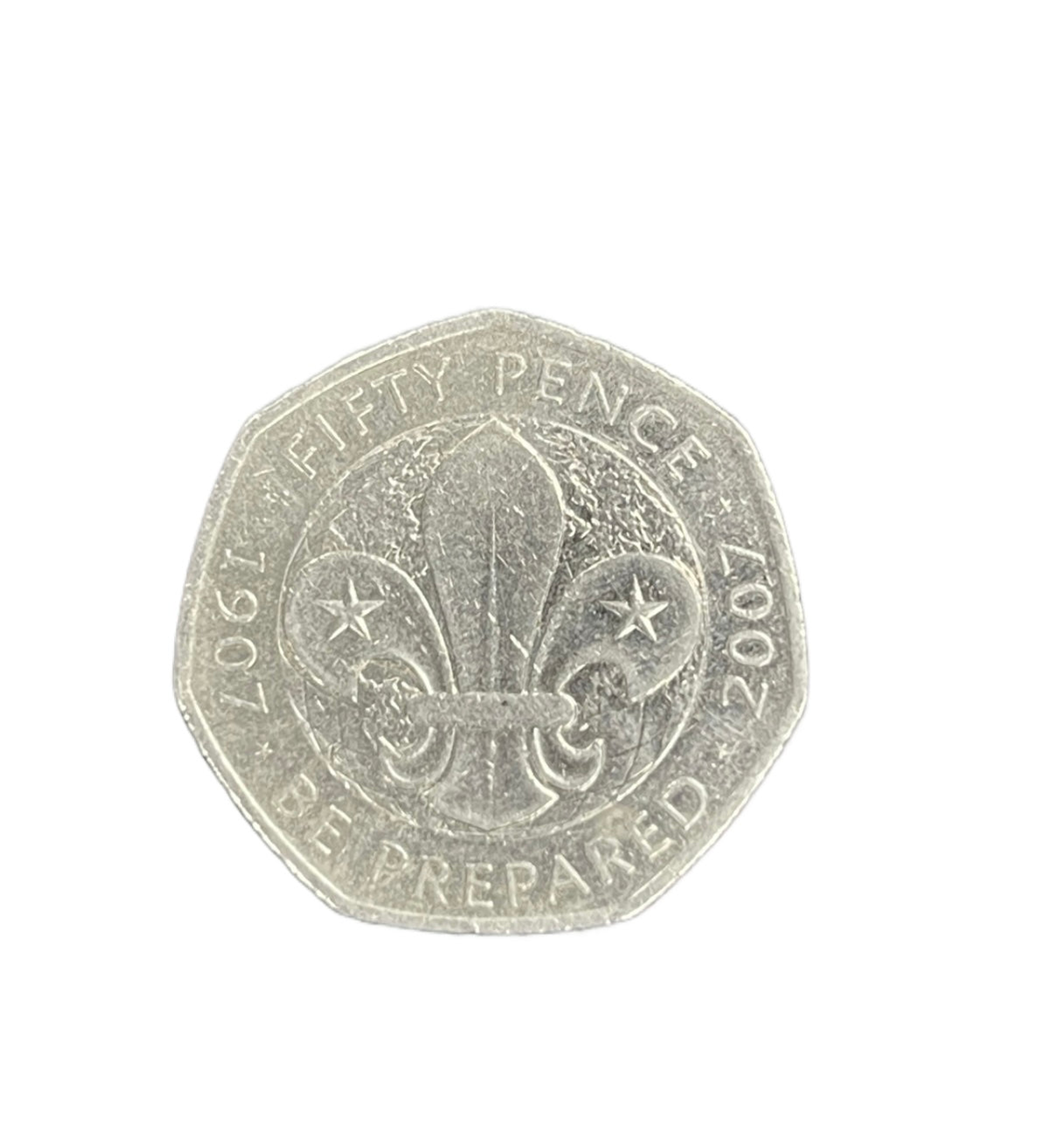 Elizabeth II 50p (B) Scouting Movement (Be Prepared) 2007