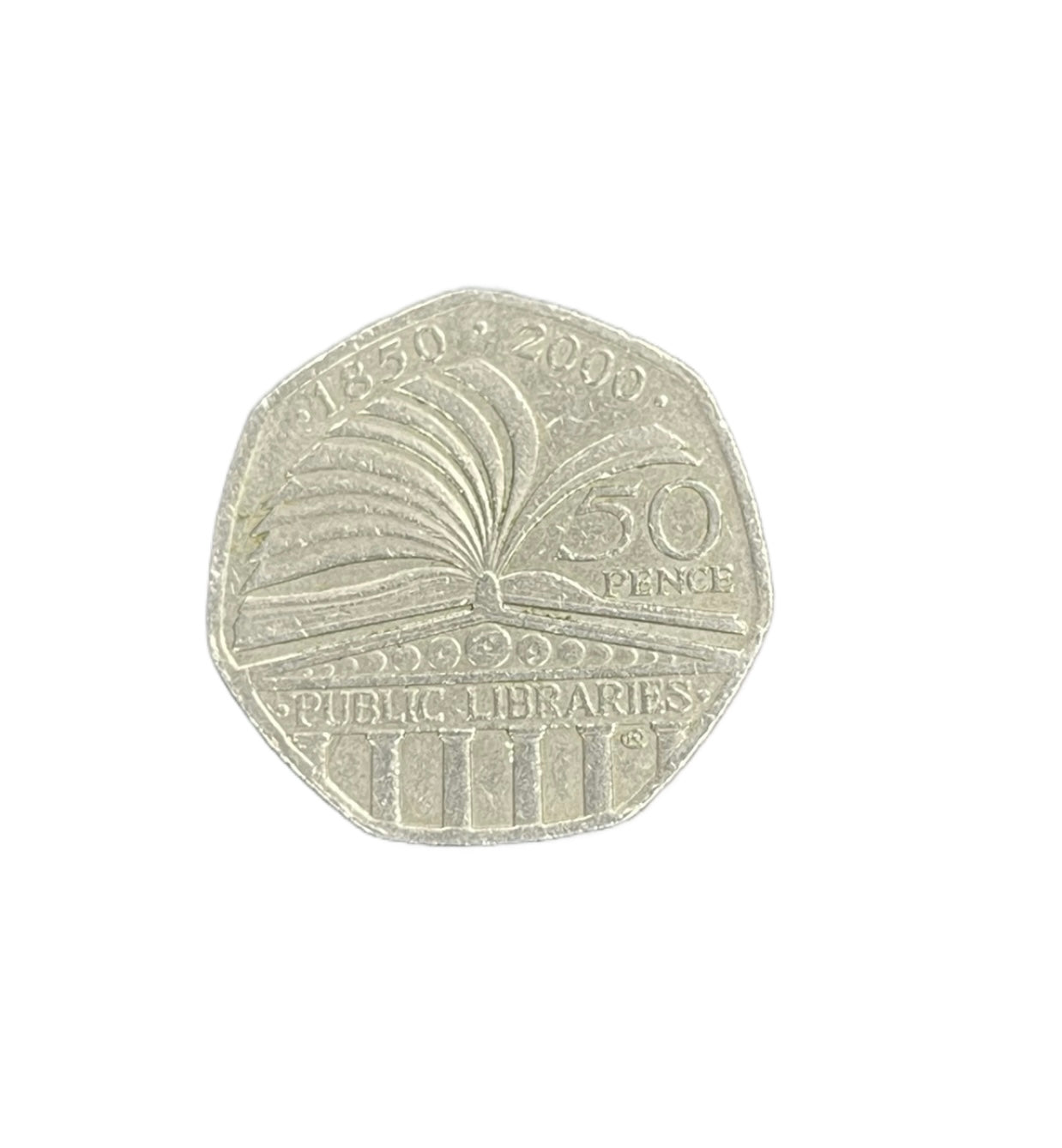 Elizabeth II 50p (B) Public Libraries 2000