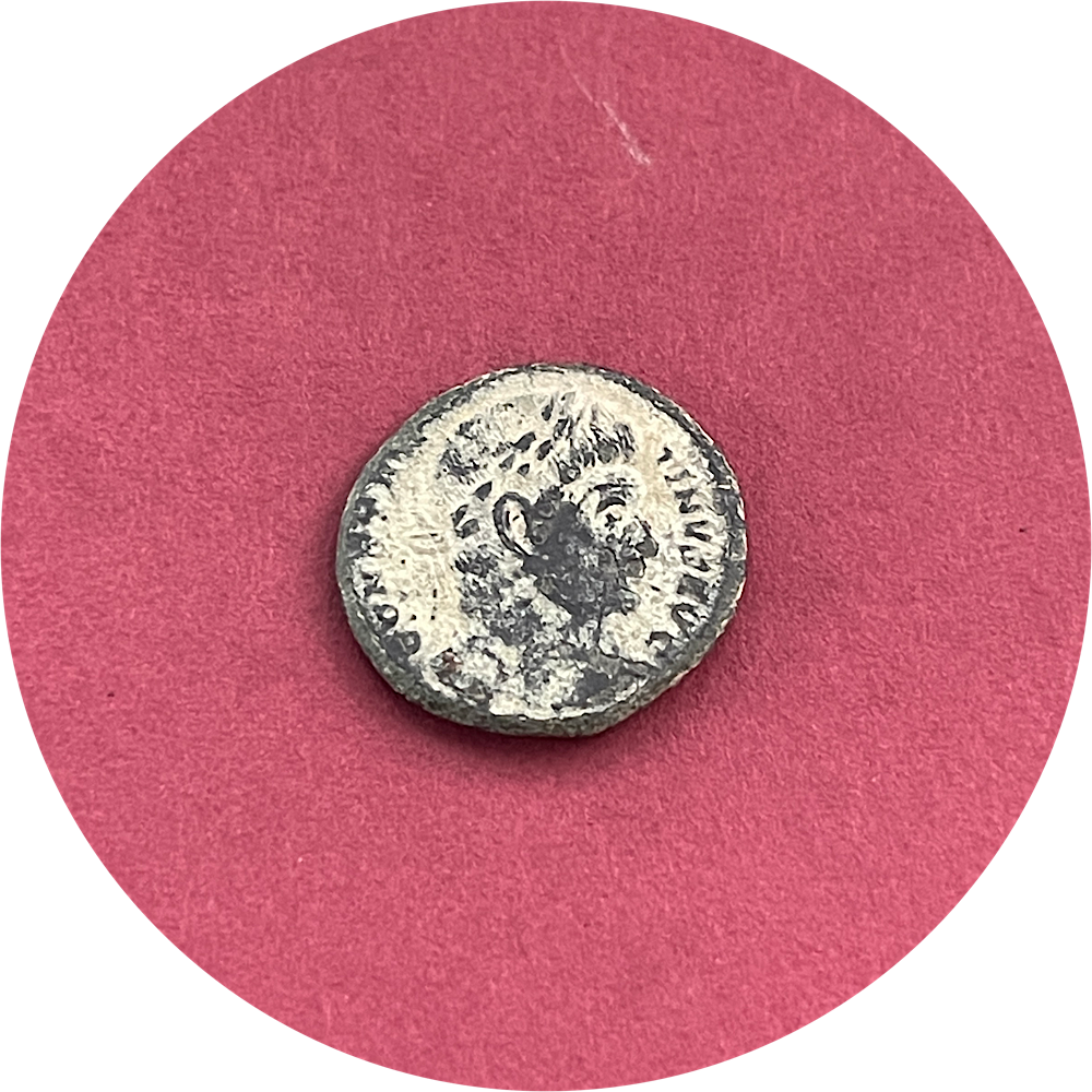 Constantine I,
Constantinian Dynasty,
Roman Bronze,
Follis, Treveri mint PTR,
ca. 324-328AD
(N)