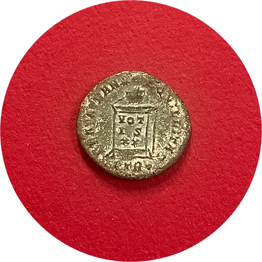 Constantine I,
Constantinian Dynasty,
Roman Bronze,
Nummus,
Treveri Mint, TR,
ca. 321AD
(N)