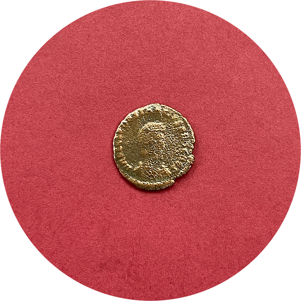 Constantius II,
Constantinian Dynasty,
Roman Bronze,
Maiorina,
Cyzicus mint SMKS,
ca. 337-361AD  (N)