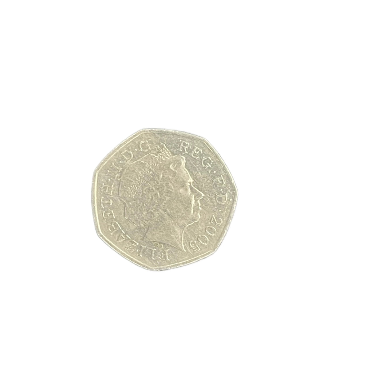 Elizabeth II 50p (B) Johnson's Dictionary 2005