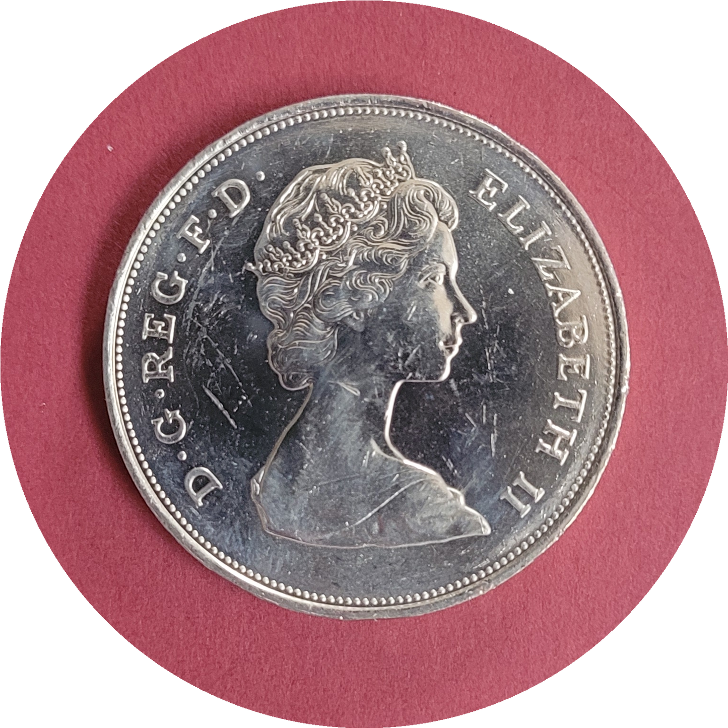 Elizabeth II,
Commemorative Crown,
Queen Mother 80th birthday,
1980 (B)