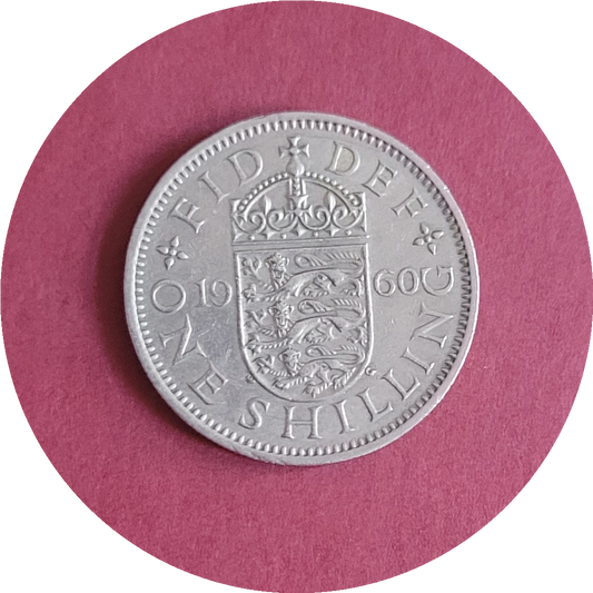 Elizabeth II, One Shilling, 1960 (B)