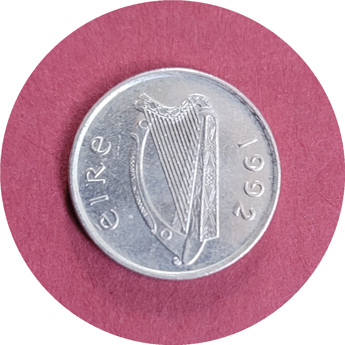 Elizabeth II,
5 pence,
Republic of Ireland,
1992 (B)