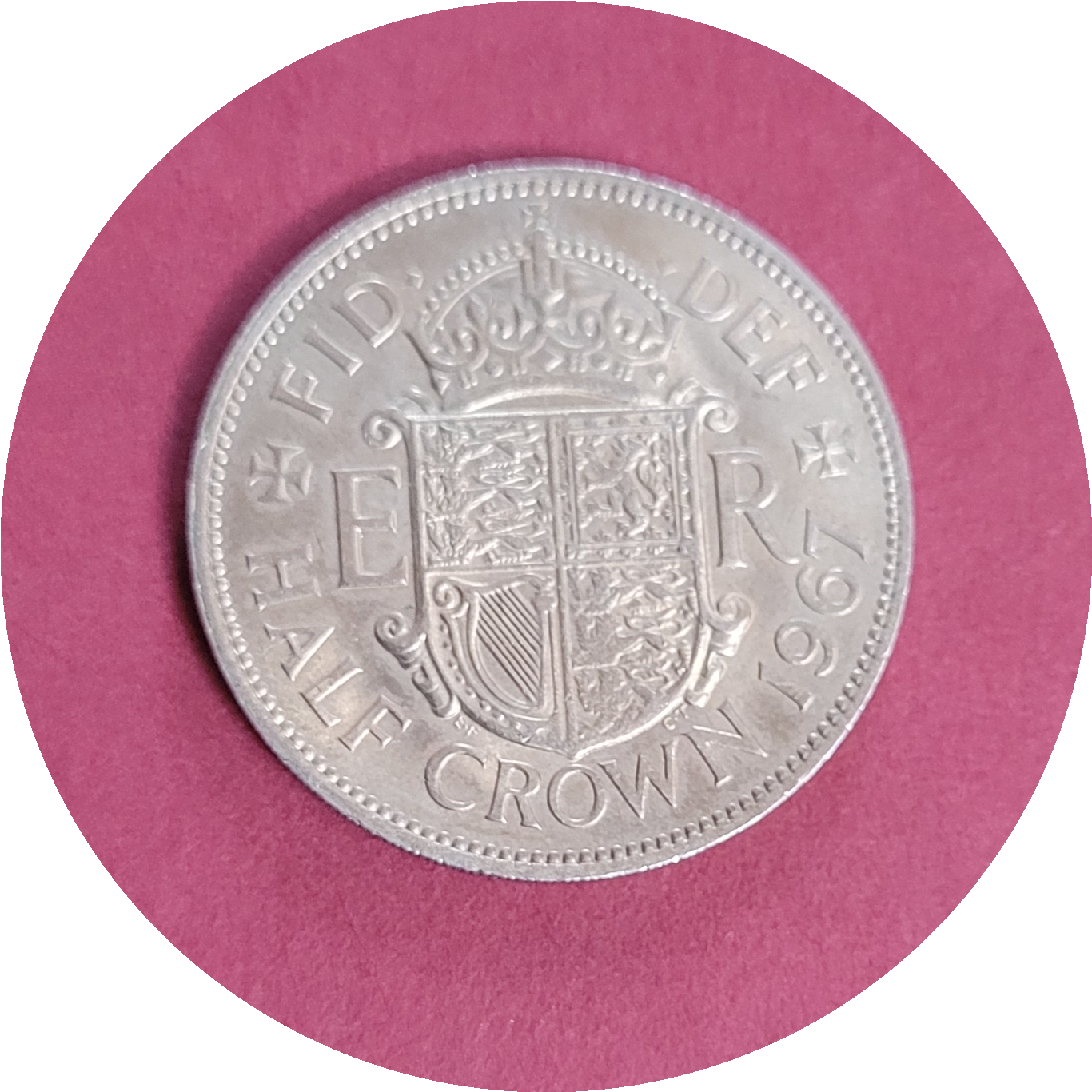 Elizabeth II, Half Crown, 1967 (B)