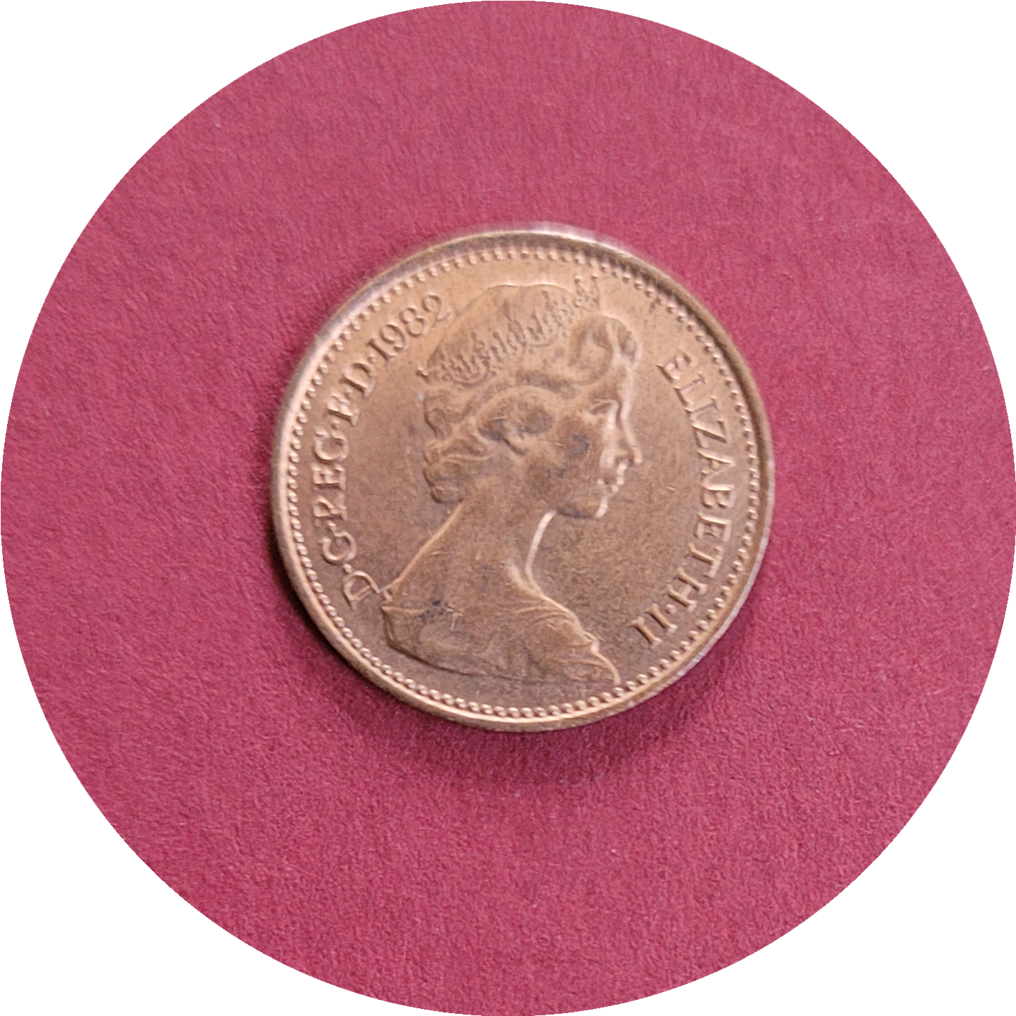 Elizabeth II
Half Penny,
Half Penny,
1982 (B)