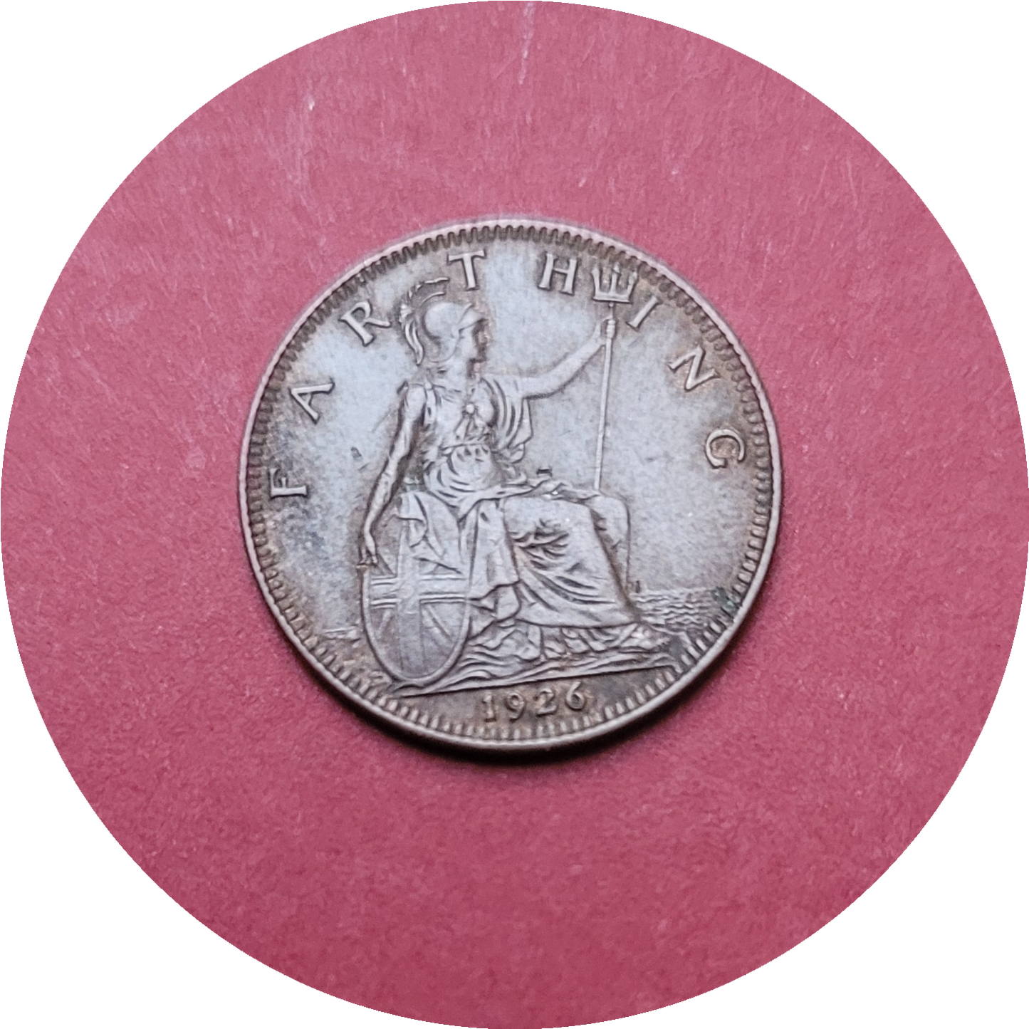 George V,
Farthing,
1926 (B)(GV)