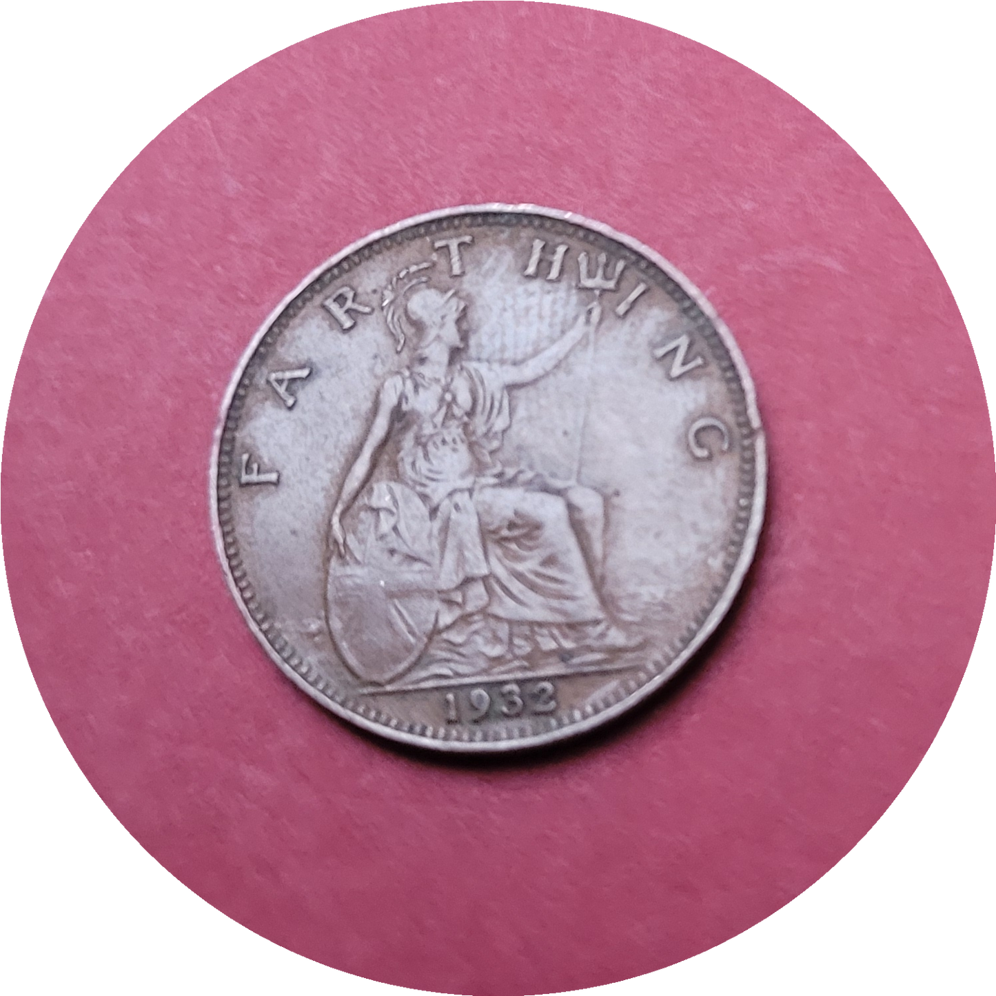 George V,
Farthing,
1932 (B)(GV)