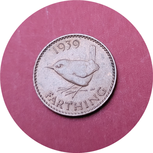 George VI,
Farthing,
1939 (B)