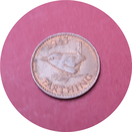 George VI,
Farthing,
1943 (B)