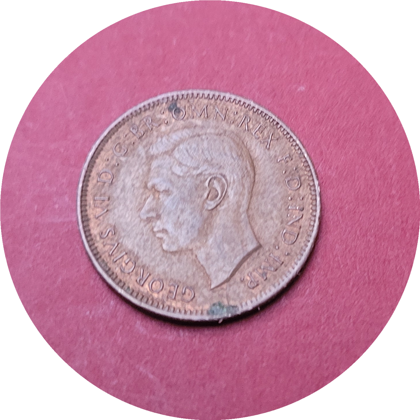 George VI,
Farthing,
1943 (B)