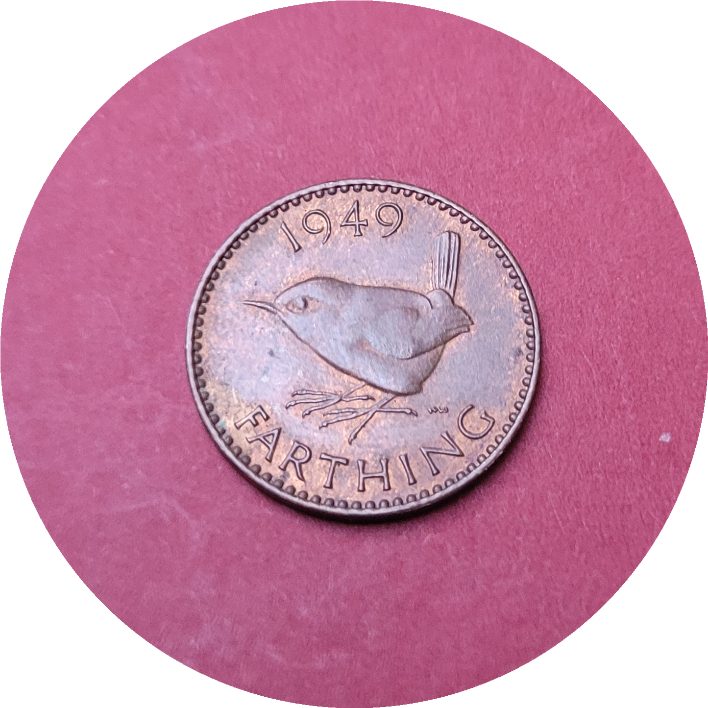 George VI,
Farthing,
1949 (B)