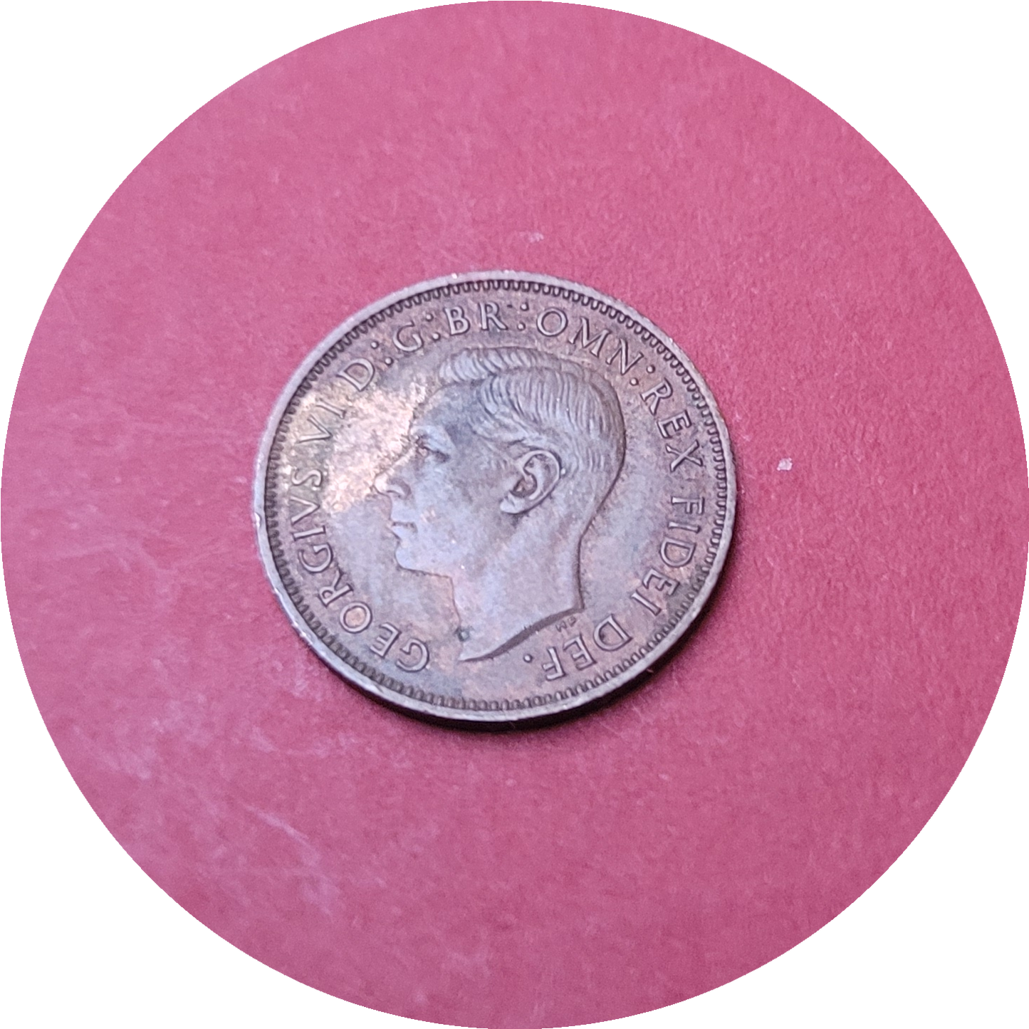 George VI,
Farthing,
1949 (B)