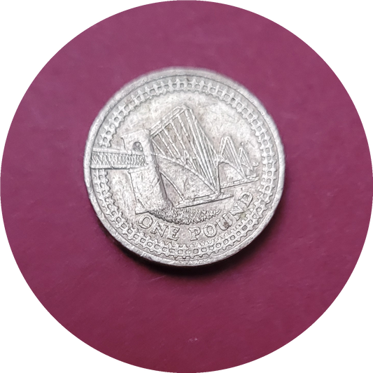 Elizabeth II,
One Pound,
The Forth Railway Bridge,
2004 (B)