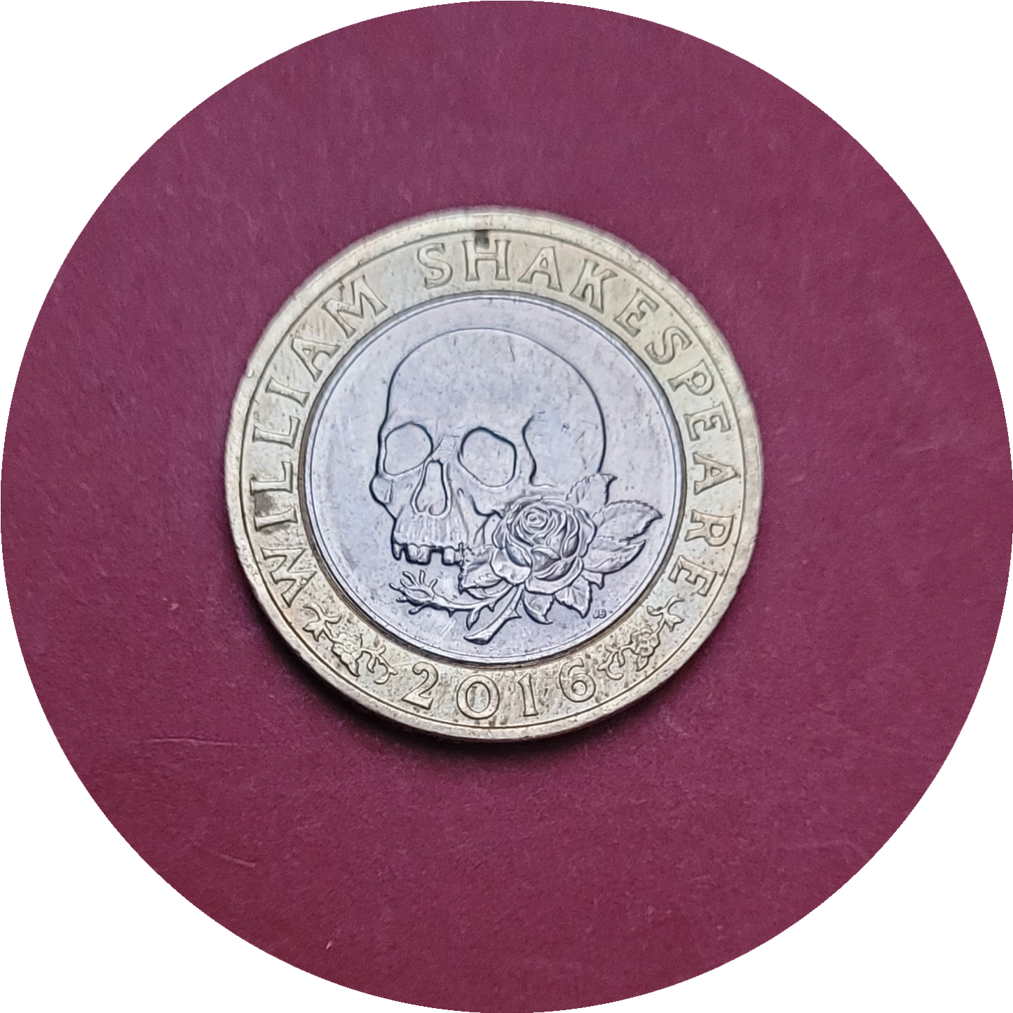 Elizabeth II,
Two Pound,
William Shakespeare,
2016 (B)