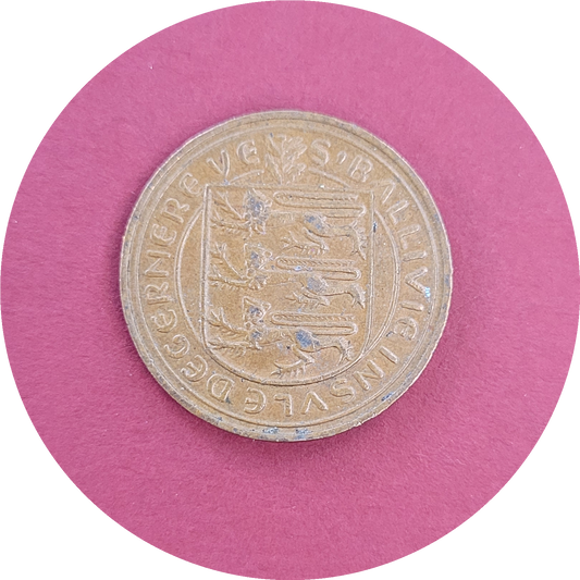 Elizabeth II,
Two Pence,
Bailiwick of Guernsey,
1971 (B)