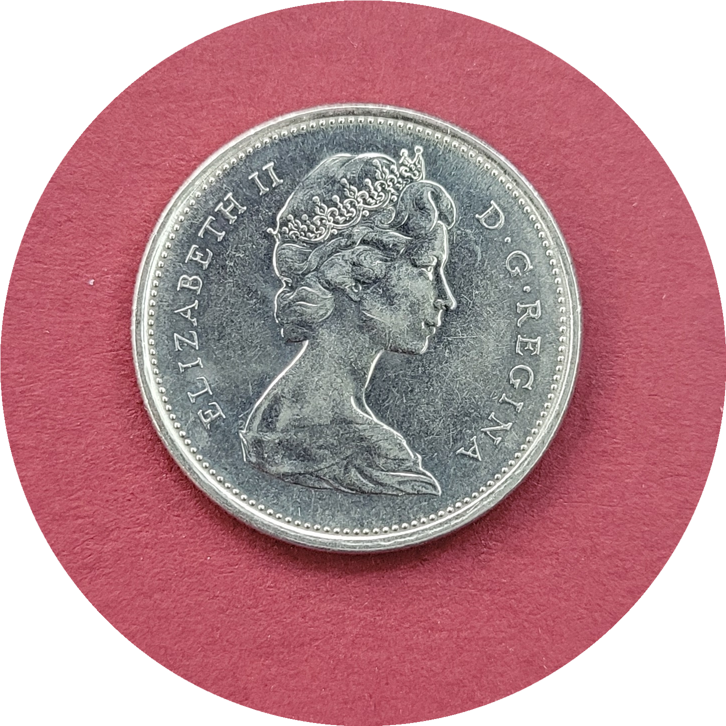 Elizabeth II,
Twenty Five Cents,
Canada,
1971 (N)